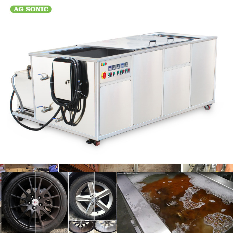 1500L Oil Filtration Industrial Ultrasonic Cleaner For Turbo Blade / Aerospace Component